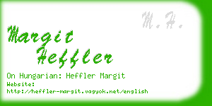 margit heffler business card